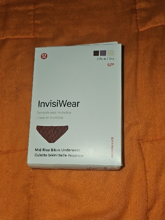 lululemon athletica Other - lululemon InvisiWear Mid-Rise Bikini Underwear - Sz SM! BBAY,LOTU,LTIV,(3 Pack)